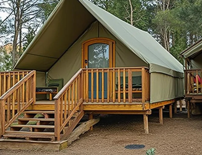 Eco glamping experience